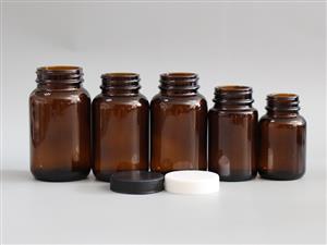 茶色廣口玻璃瓶